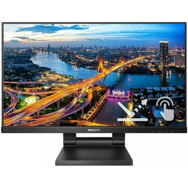 Монитор Philips 22'' 222B1TC, черный