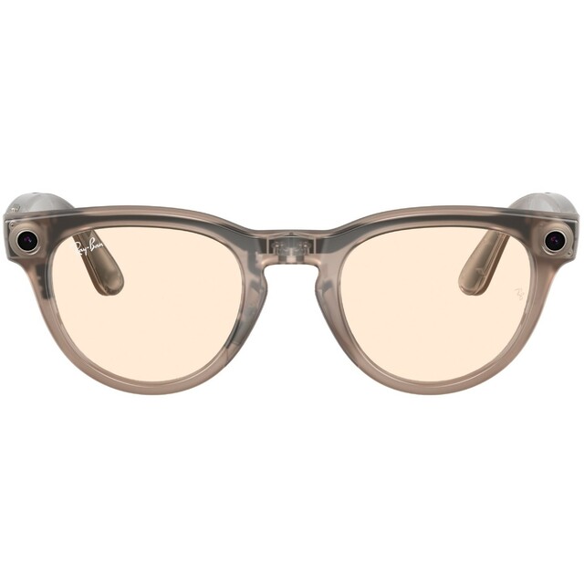 Умные очки Ray-Ban Meta Headliner RW4009 (Цвет: Shiny Warm Stone/Transitions Saffron Yellow) 