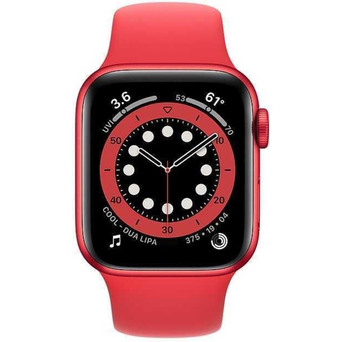 Умные часы Apple Watch Series 6 40mm Aluminum Case with Sport Band (Цвет: Red)