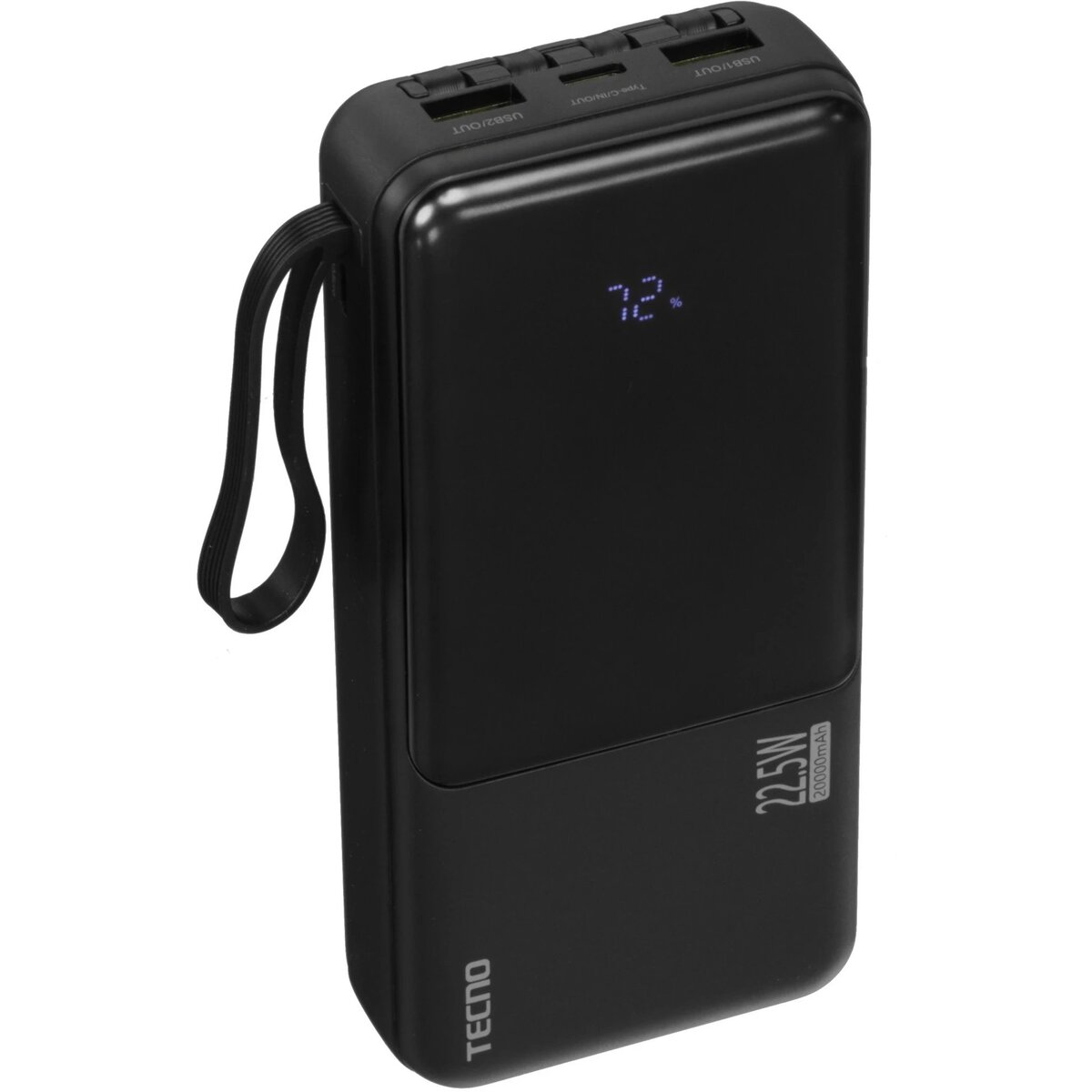 Мобильный аккумулятор Tecno Pocket L201Q 20000mAh, черный