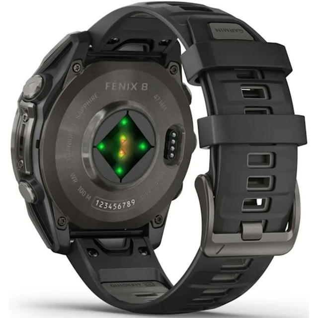 Умные часы Garmin Fenix 8 Amoled Sapphire 47mm (Цвет: Titanium Carbon Gray)