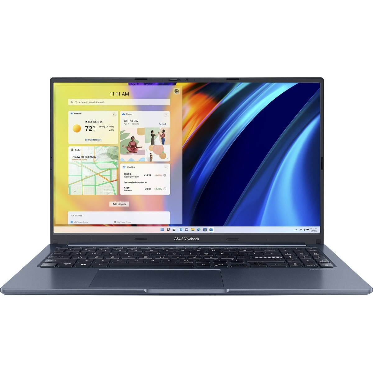 Ноутбук ASUS VivoBook 15X M1503QA-L1170 (AMD Ryzen 7 5800H  /  8Gb  /  SSD512Gb  /  AMD Radeon Graphics  /  DOS  /  Blue)