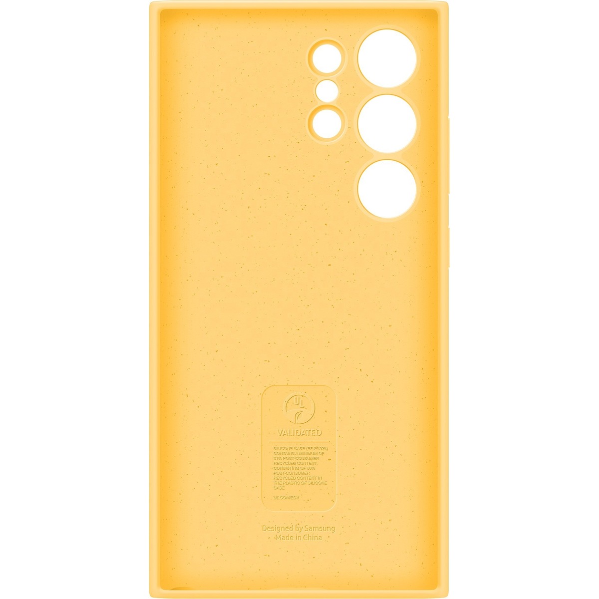 Чехол-накладка Samsung Silicone Case для смартфона Samsung Galaxy S24 Ultra (Цвет: Yellow)