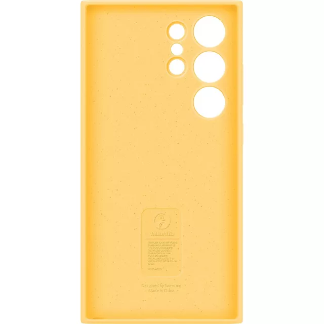 Чехол-накладка Samsung Silicone Case для смартфона Samsung Galaxy S24 Ultra (Цвет: Yellow)