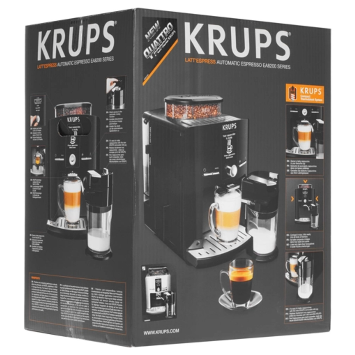 Кофемашина Krups Espresseria EA82FE10 (Цвет: Silver)