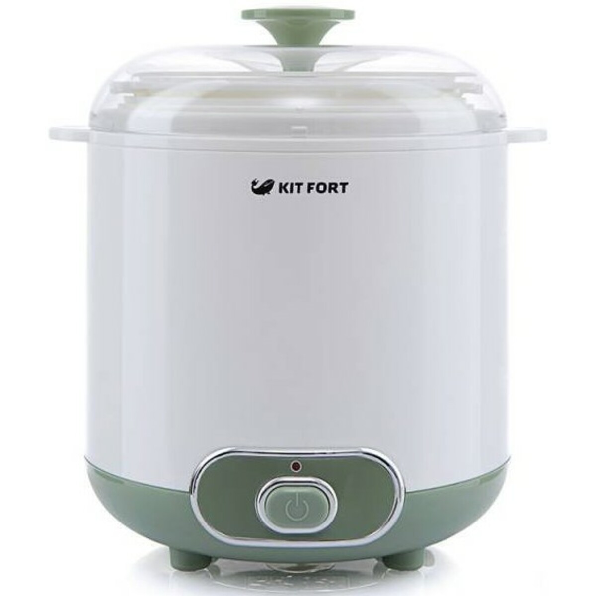 Йогуртница Kitfort KT-2005 (Цвет: White / Green)