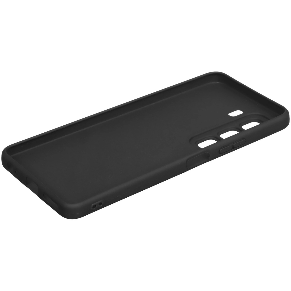 Чехол-накладка Borasco Silicone Case для смартфона Infinix HOT 50 (Цвет: Черный)