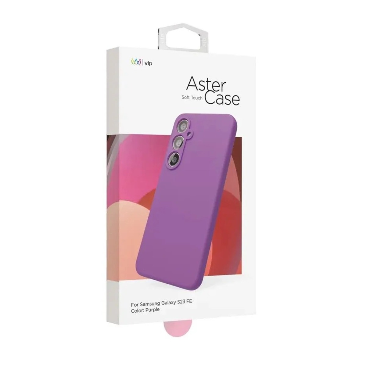 Чехол-накладка VLP Aster Сase для смартфона Samsung Galaxy S23 FE (Цвет: Purple)