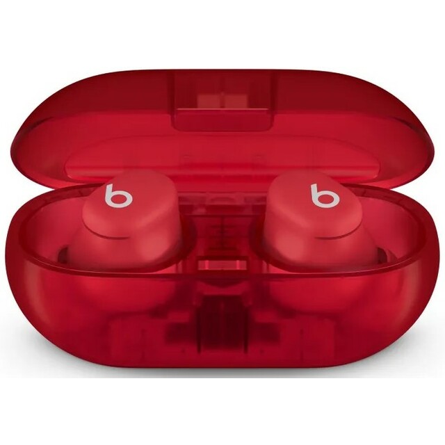 Наушники Beats Solo Buds (Цвет: Transparent Red)