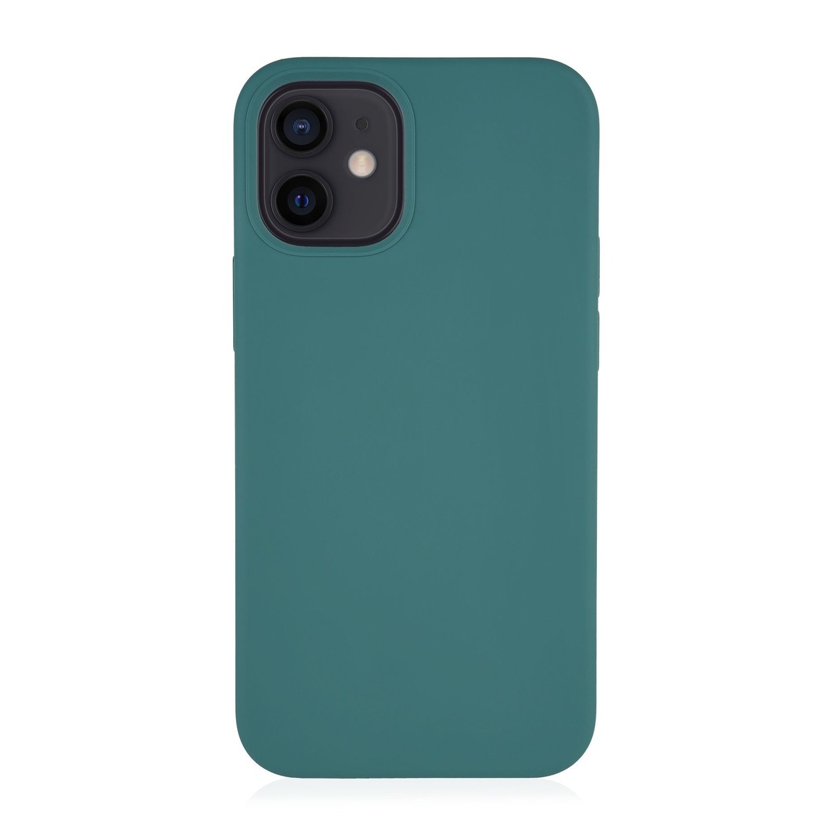 Чехол-накладка VLP Silicon Case для смартфона iPhone 12 Mini (Цвет: Dark Green)