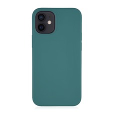 Чехол-накладка VLP Silicon Case для смартфона iPhone 12 Mini (Цвет: Dark Green)