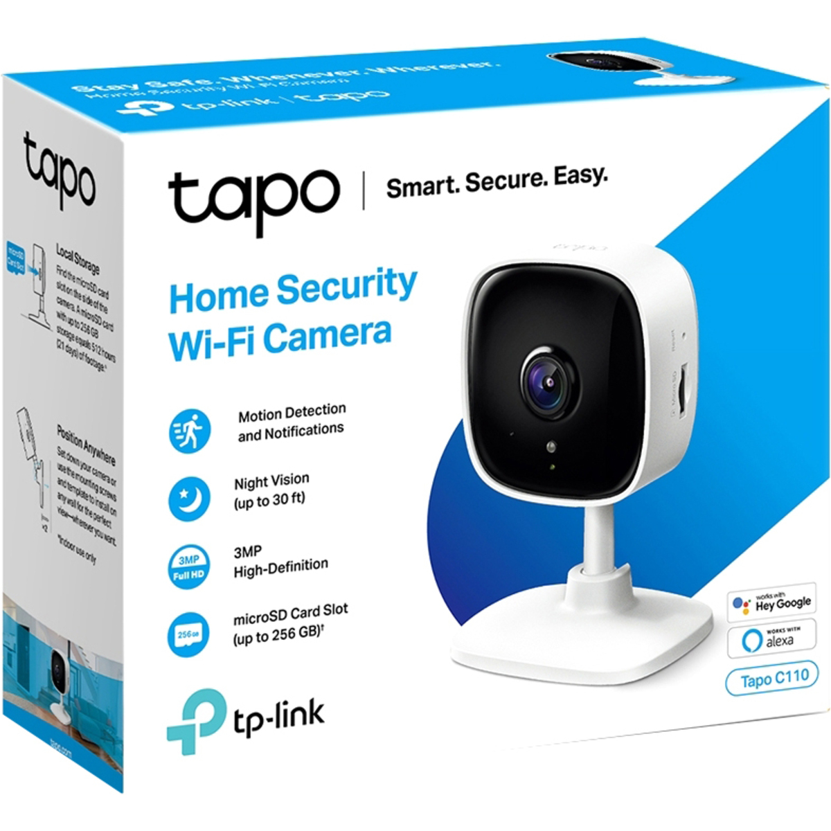 Видеокамера IP TP-Link Tapo C110, белый