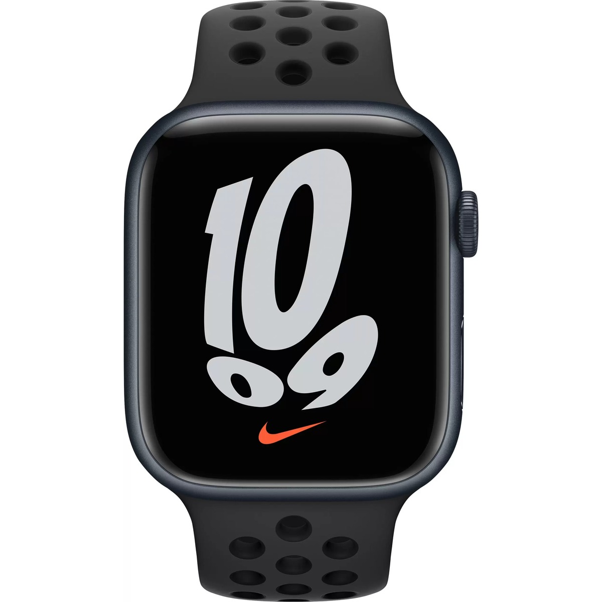 Умные часы Apple Watch Series 7 45mm Aluminum Case with Nike Sport Band (Цвет: Midnight)