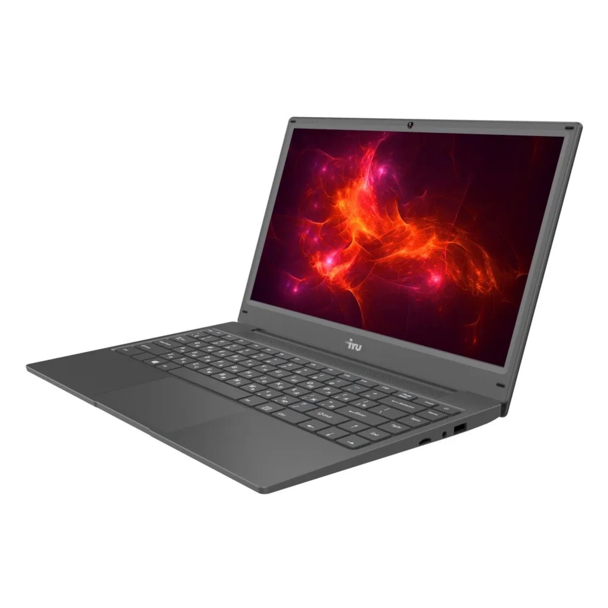 Ноутбук IRU Калибр 14TLH Core i3 1115G4 8Gb SSD1Tb Intel Iris Xe 14.1 IPS FHD (1920x1080) Free DOS grey WiFi BT Cam 4500mAh (1912669)