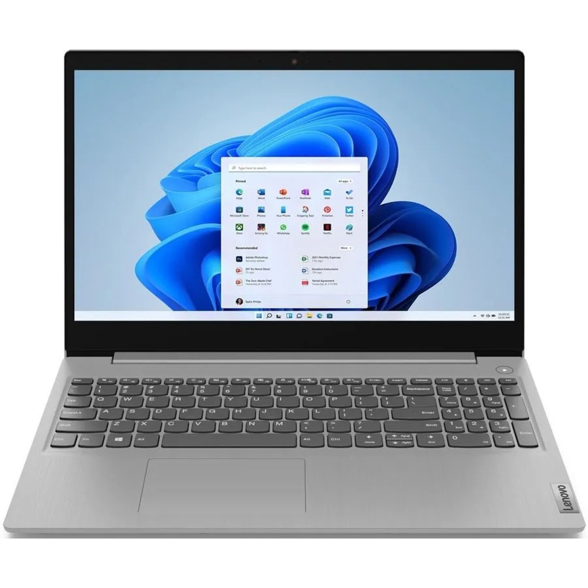 Ноутбук Lenovo IdeaPad 3 15IGL05 Celeron N4020 8Gb SSD256Gb Intel UHD Graphics 600 15.6 IPS FHD (1920x1080) Windows 11 Home grey WiFi BT Cam (81WQ0086RU)
