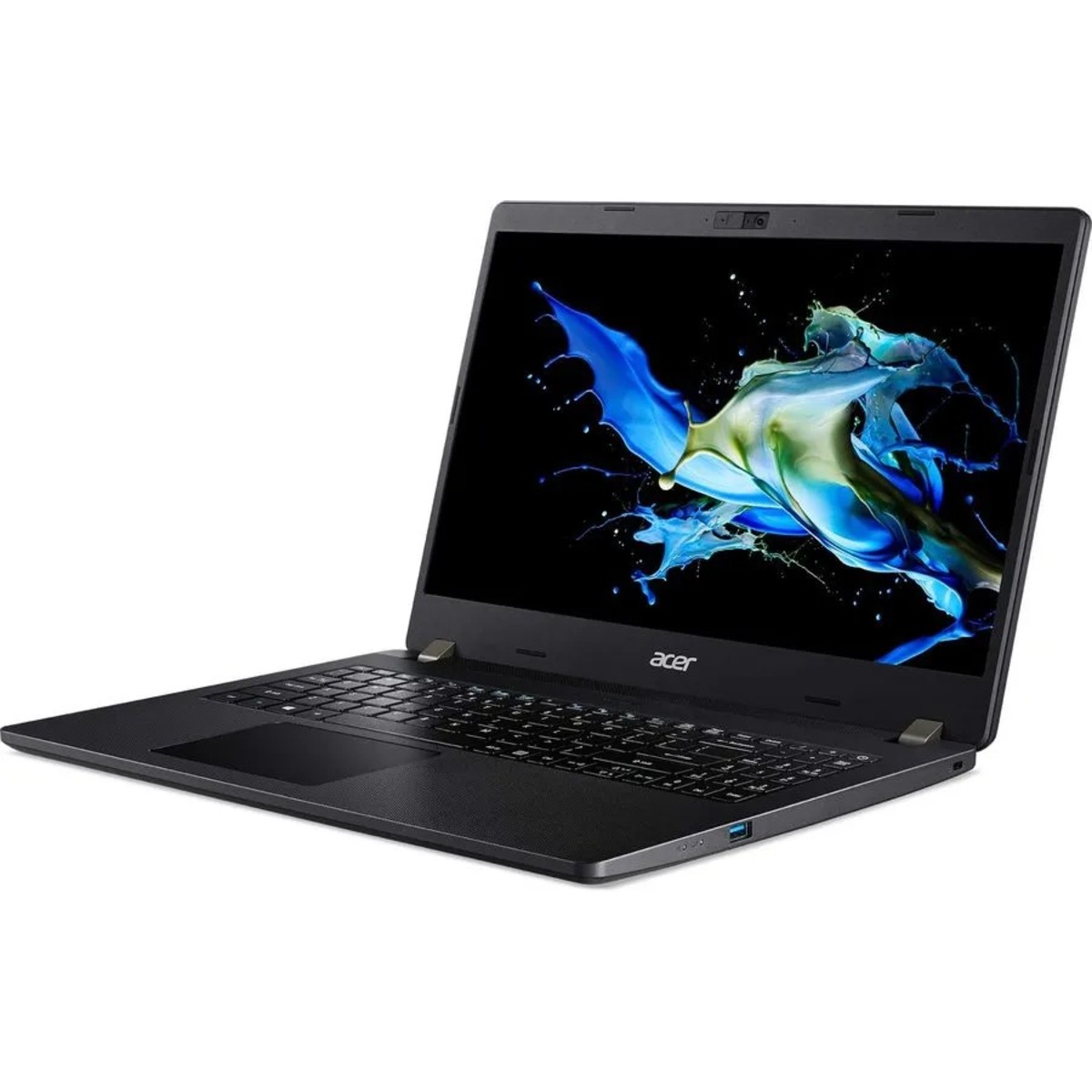 Ноутбук Acer TravelMate P2 TMP215-52-32WA Core i3 10110U 4Gb SSD256Gb Intel UHD Graphics 15.6 IPS FHD (1920x1080) Eshell black WiFi BT Cam (NX.VLLER.00M)