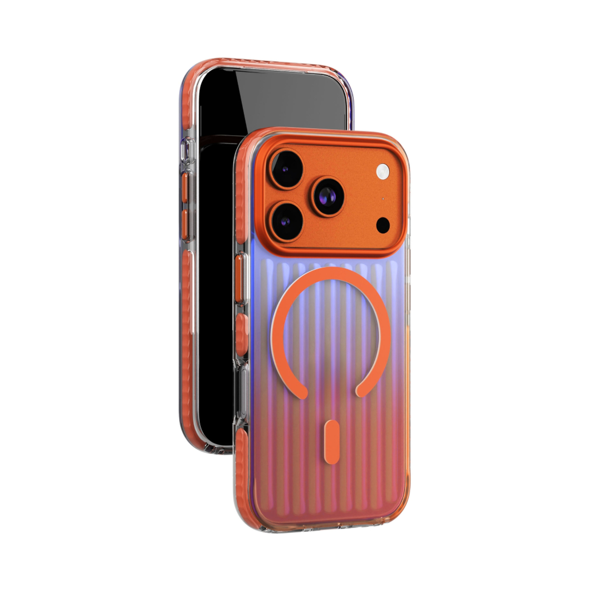Чехол-накладка VLP Pulse Case with MagSafe для смартфона Apple iPhone 17 Pro Max (Цвет: Orange)