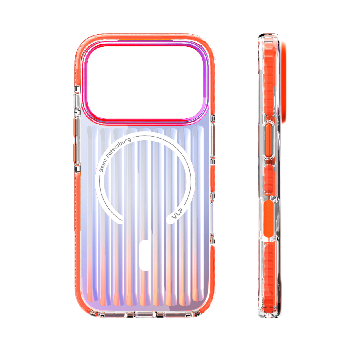 Чехол-накладка VLP Pulse Case with MagSafe для смартфона Apple iPhone 17 Pro Max (Цвет: Orange)