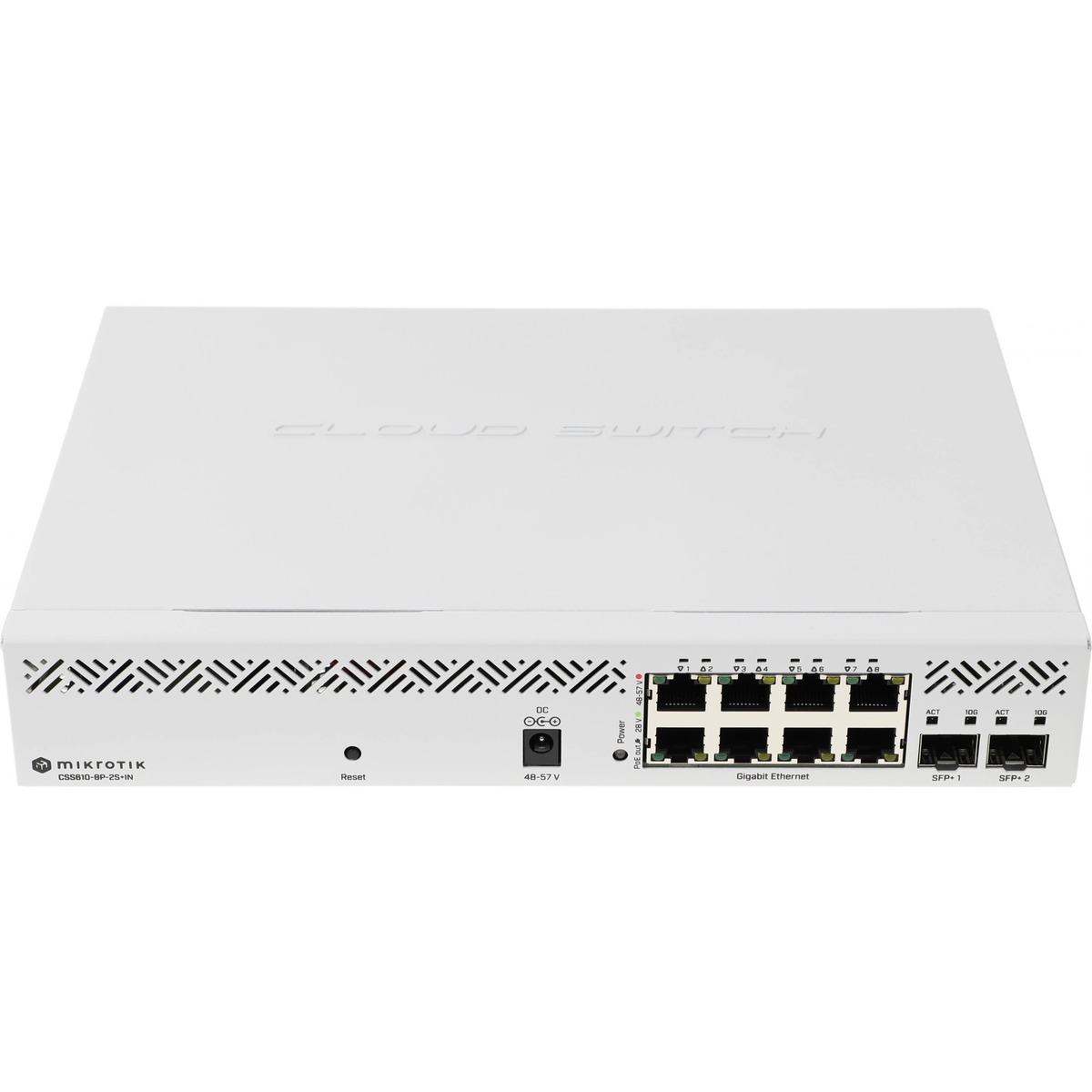 Коммутатор MikroTik CSS610-8P-2S+IN