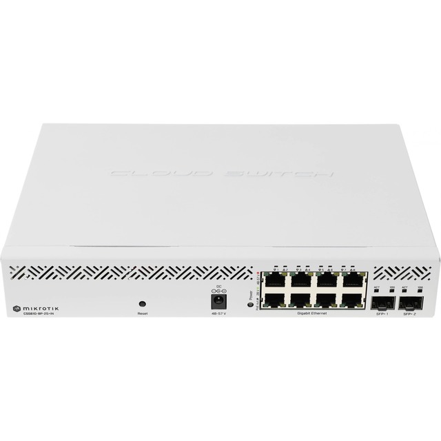 Коммутатор MikroTik CSS610-8P-2S+IN