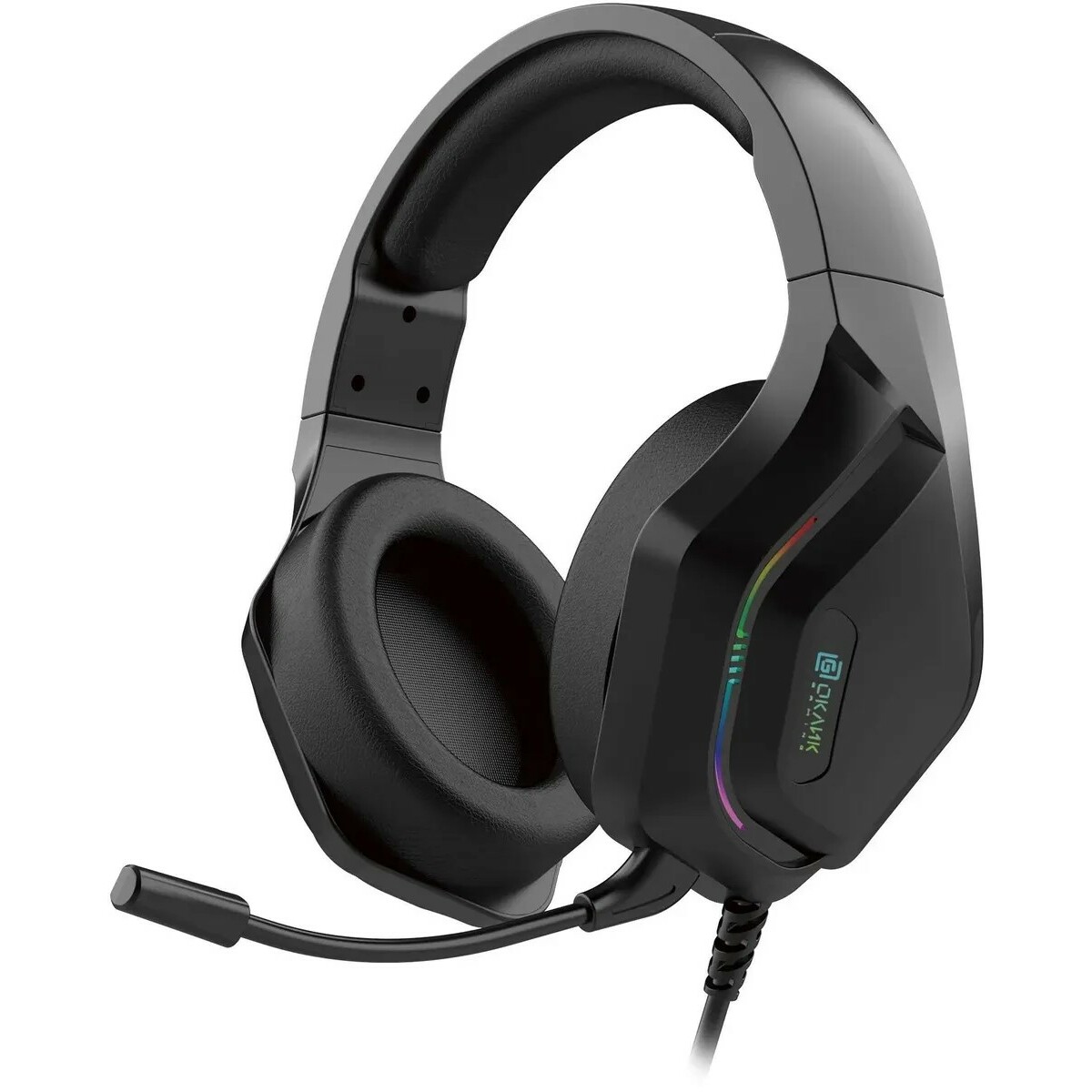 Компьютерная гарнитура Oklick HS-L600G, черный 