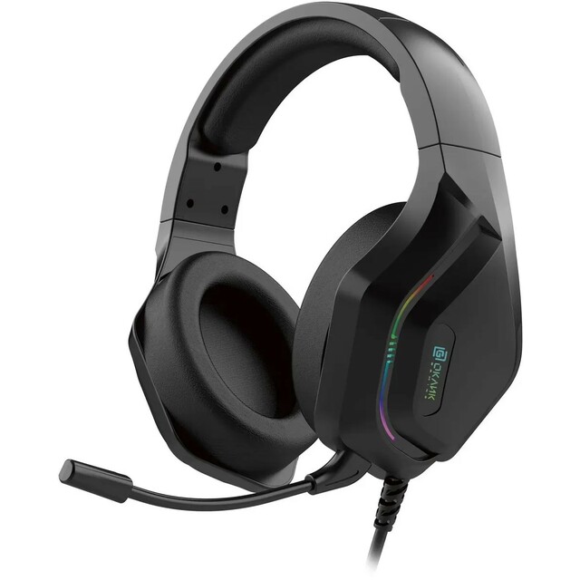 Компьютерная гарнитура Oklick HS-L600G, черный 