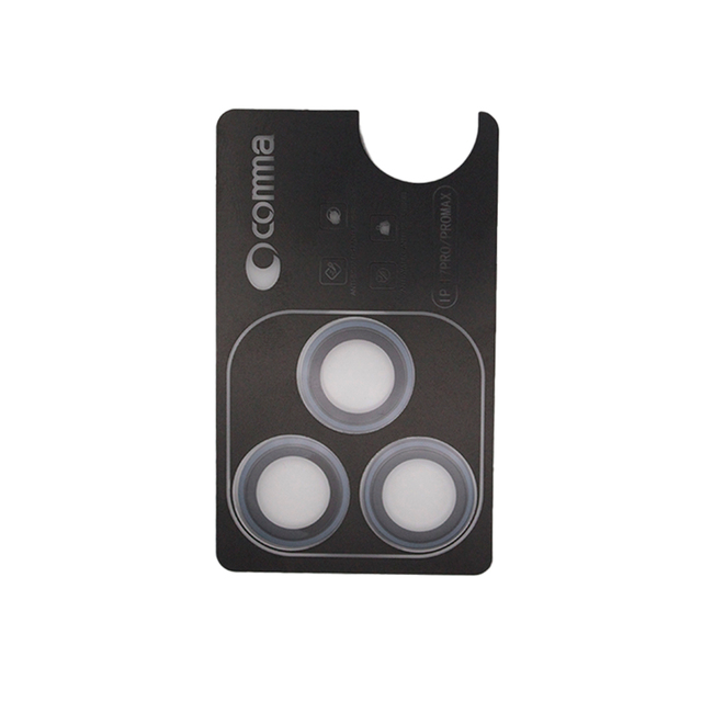Защитное стекло для камеры Comma Eagle Eyes Series AR Lens Protector для iPhone 17 Pro / 17 Pro Max (Цвет:Dark Blue)