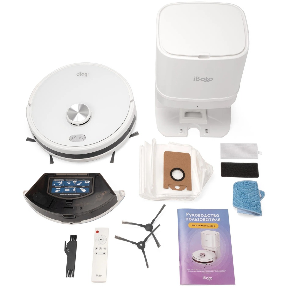 Робот-пылесос iBoto Smart L925W Aqua + cтанция самоочистки (Цвет: White)