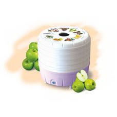 Сушилка для овощей и фруктов Ротор Люкс СШ-023 (Цвет: White/Purple)