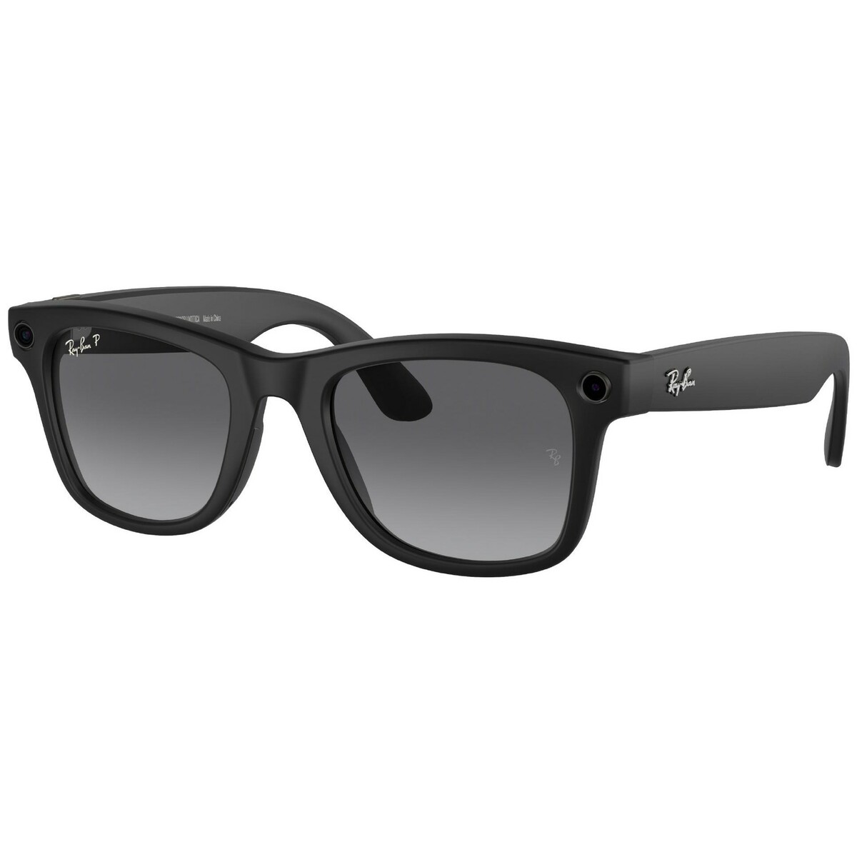 Умные очки Ray-Ban Meta Wayfarer RW4008 (Цвет: Matte Black / Polar Gradient Graphite)