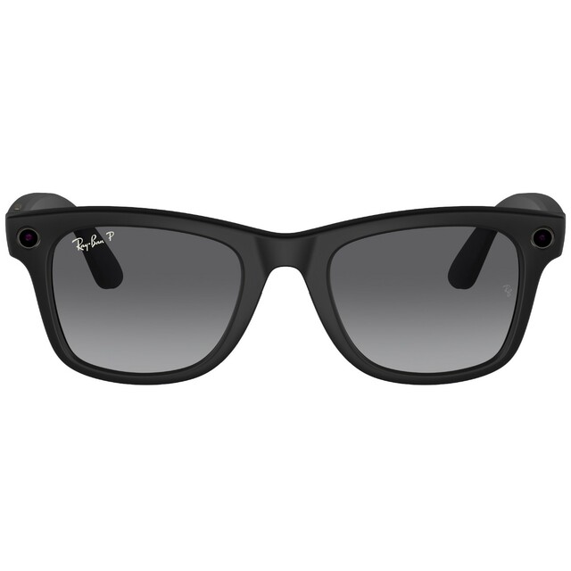 Умные очки Ray-Ban Meta Wayfarer RW4008 (Цвет: Matte Black/Polar Gradient Graphite)