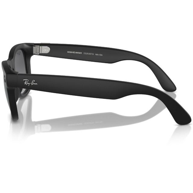 Умные очки Ray-Ban Meta Wayfarer RW4008 (Цвет: Matte Black/Polar Gradient Graphite)