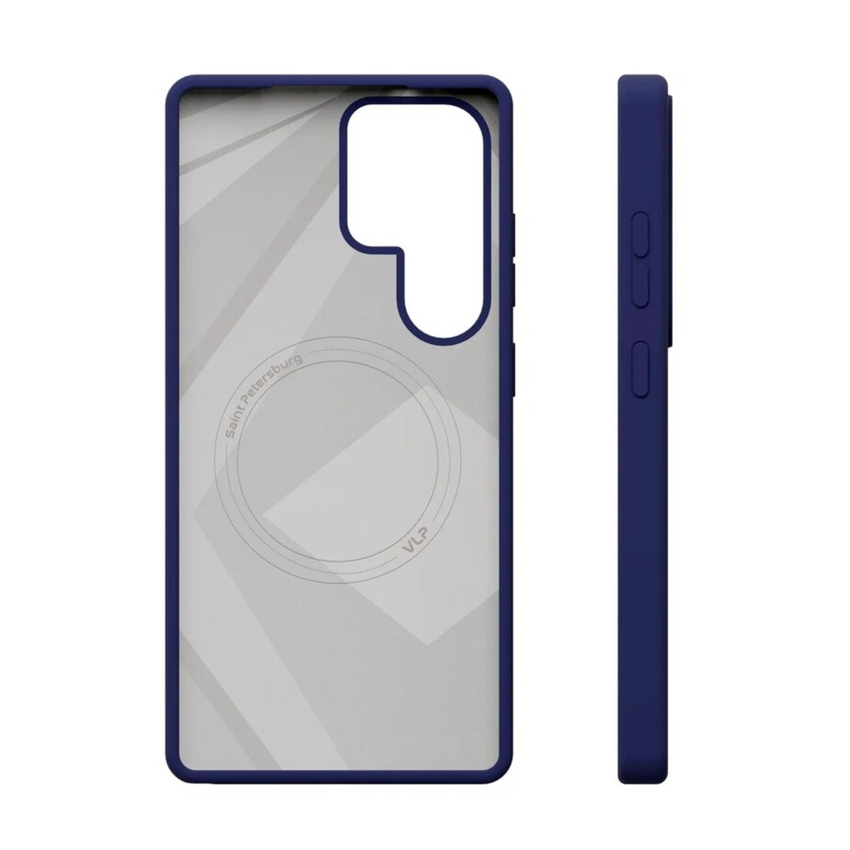 Чехол-накладка VLP Aster Case with MagSafe для смартфона Samsung Galaxy S25 Ultra (Цвет: Blue)