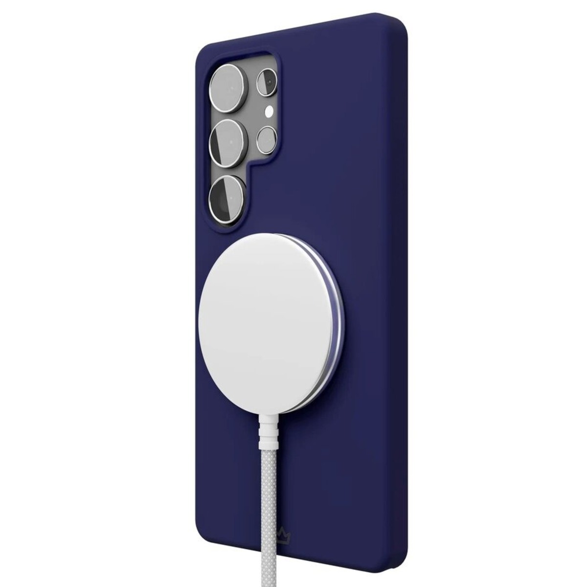 Чехол-накладка VLP Aster Case with MagSafe для смартфона Samsung Galaxy S25 Ultra (Цвет: Blue)