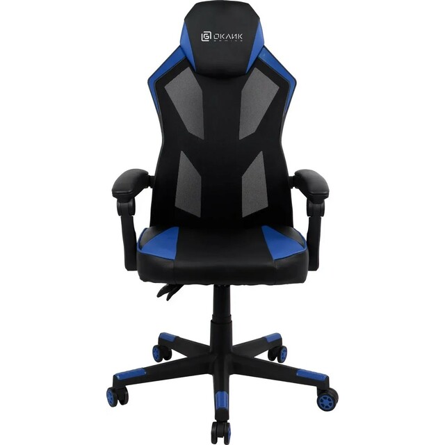 Кресло игровое Oklick -121G (Цвет: Black / Blue) 