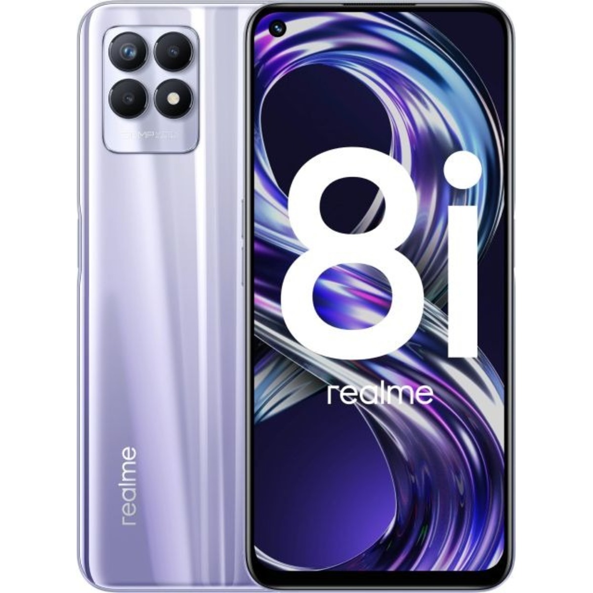 Смартфон realme 8i 4/128Gb (NFC) (Цвет: Space Purple)