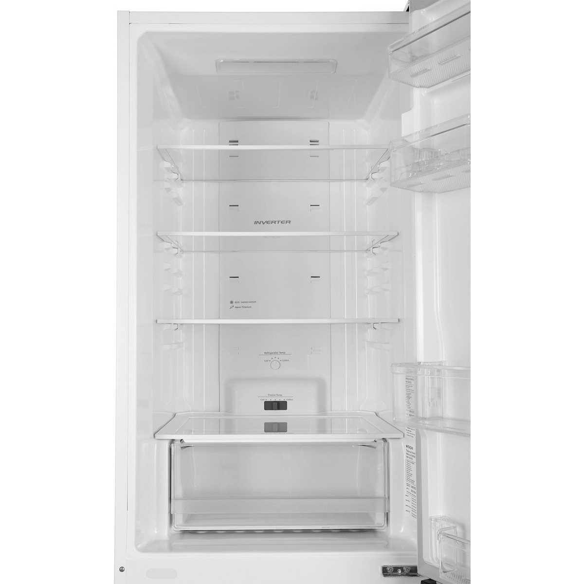 Холодильник Hitachi R-B410PUC6 PWH, белый