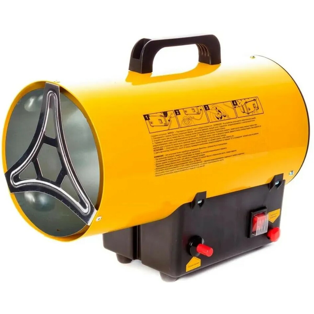 Тепловая пушка газовая RedVerg RD-GH12 (Цвет: Yellow/Black)