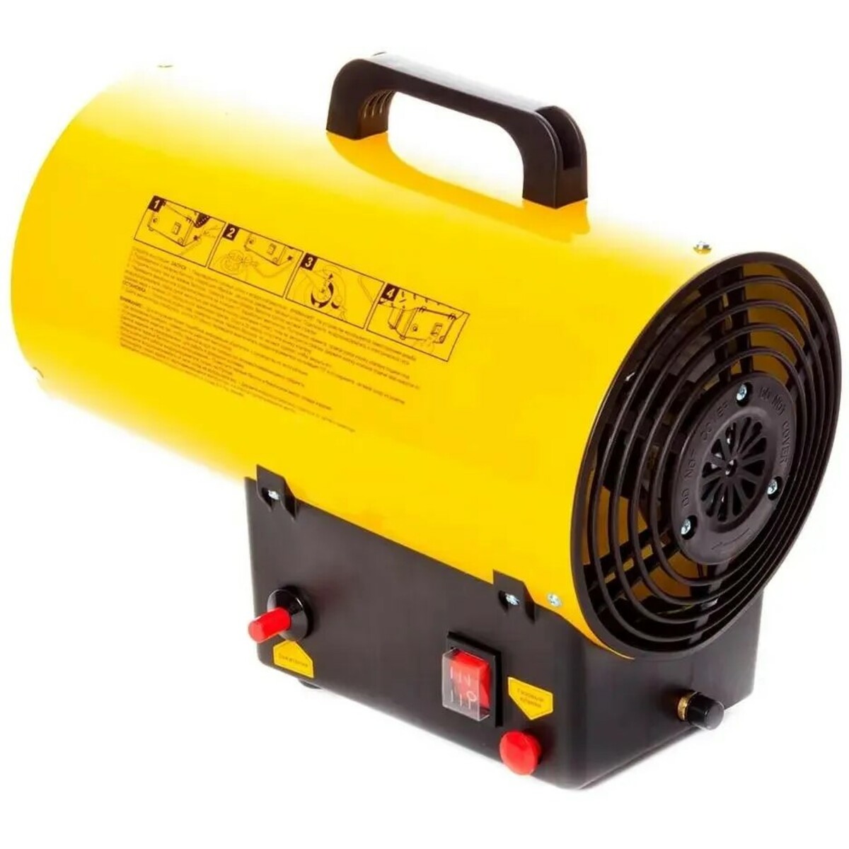 Тепловая пушка газовая RedVerg RD-GH12 (Цвет: Yellow/Black)