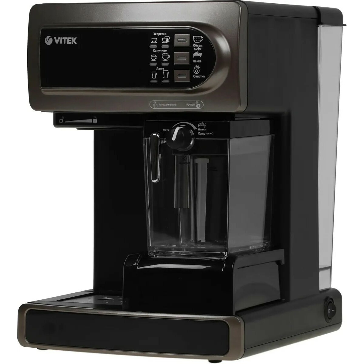 Кофеварка рожковая Vitek VT-1517 (Цвет: Brown)