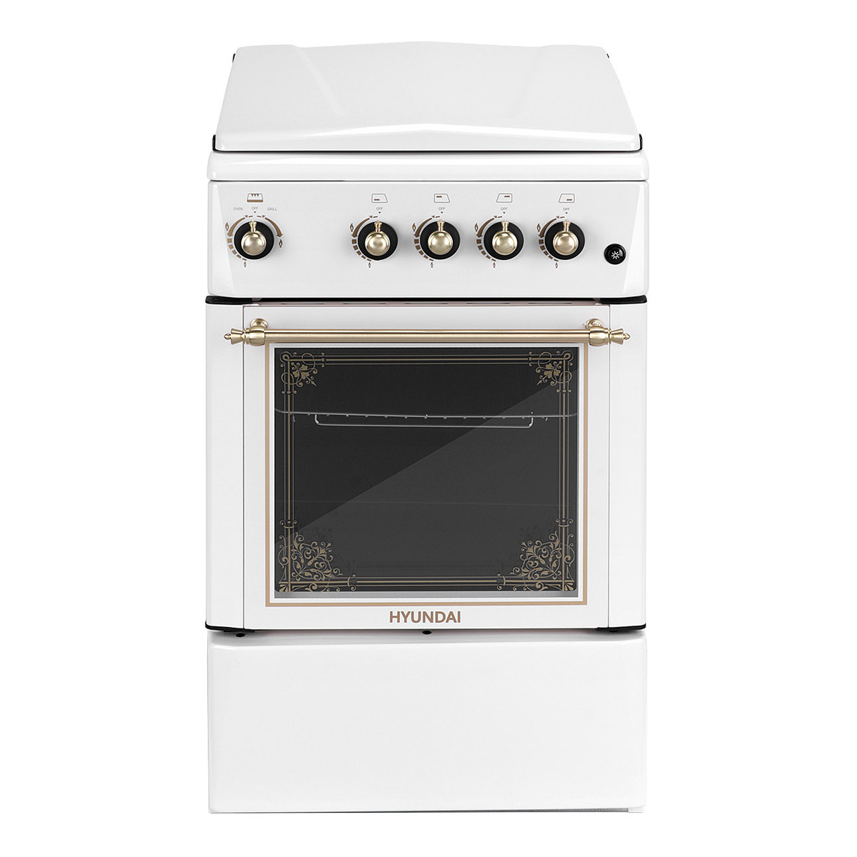 Плита газовая Hyundai RGG227 (Цвет: White)