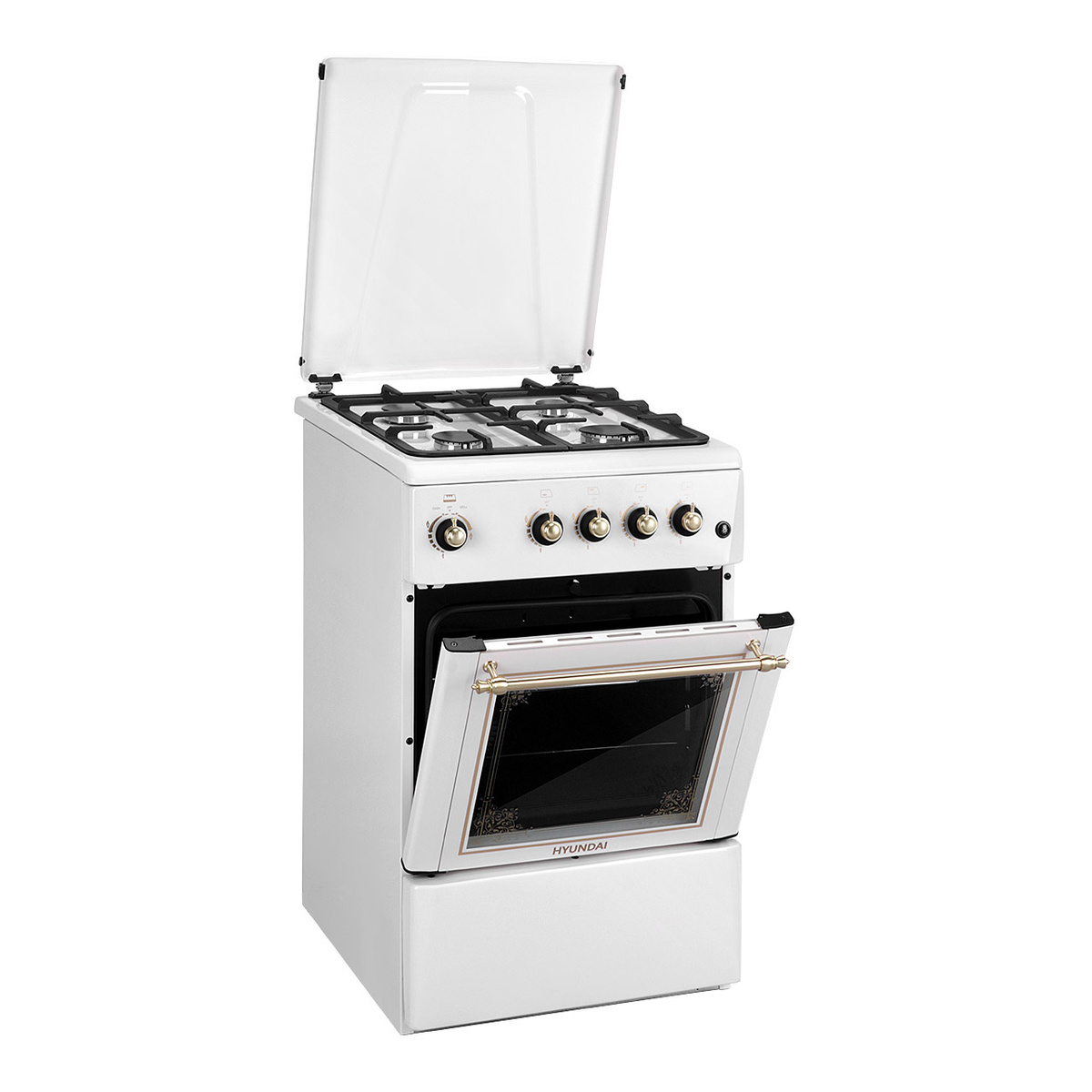Плита газовая Hyundai RGG227 (Цвет: White)