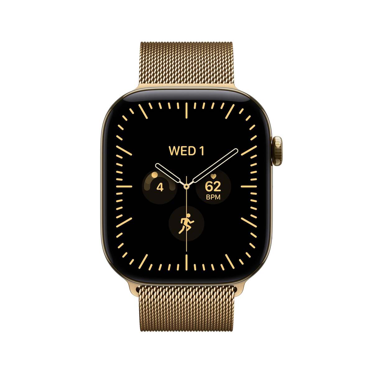 Умные часы Apple Watch Series 12 46mm Wi-Fi + Cellular Titanium Case M/L, золотистый