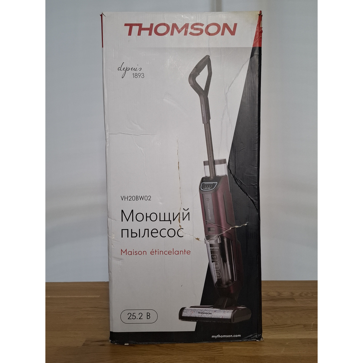 Пылесос беспроводной Thomson VH20BW02 (Цвет: Purple)