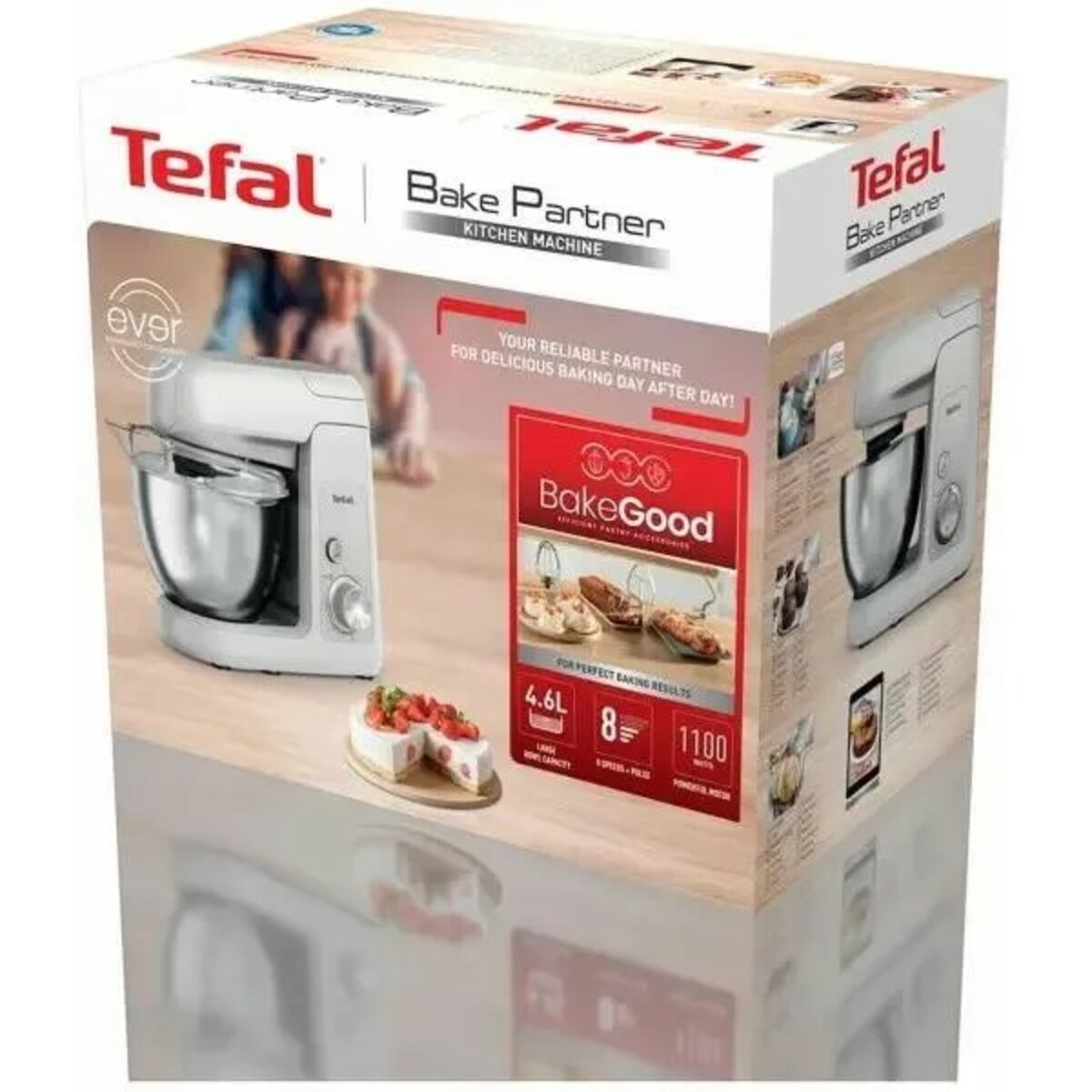 Кухонная машина Tefal Bake Partner QB520B38 (Цвет: Gray)