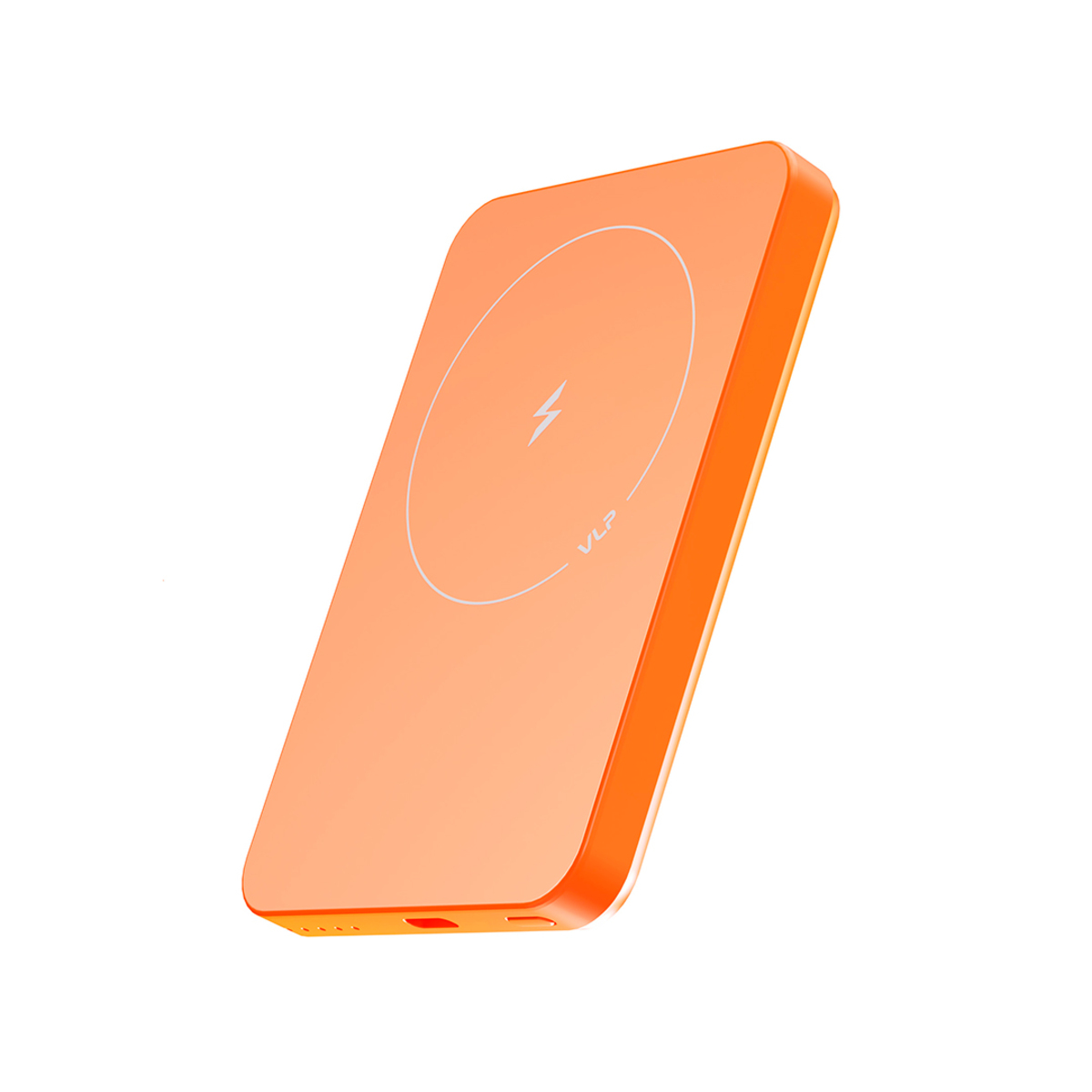 Внешний аккумулятор VLP LITE Power Snap 5000 mAh, 3A, MagSate, USB-C, оранжевый