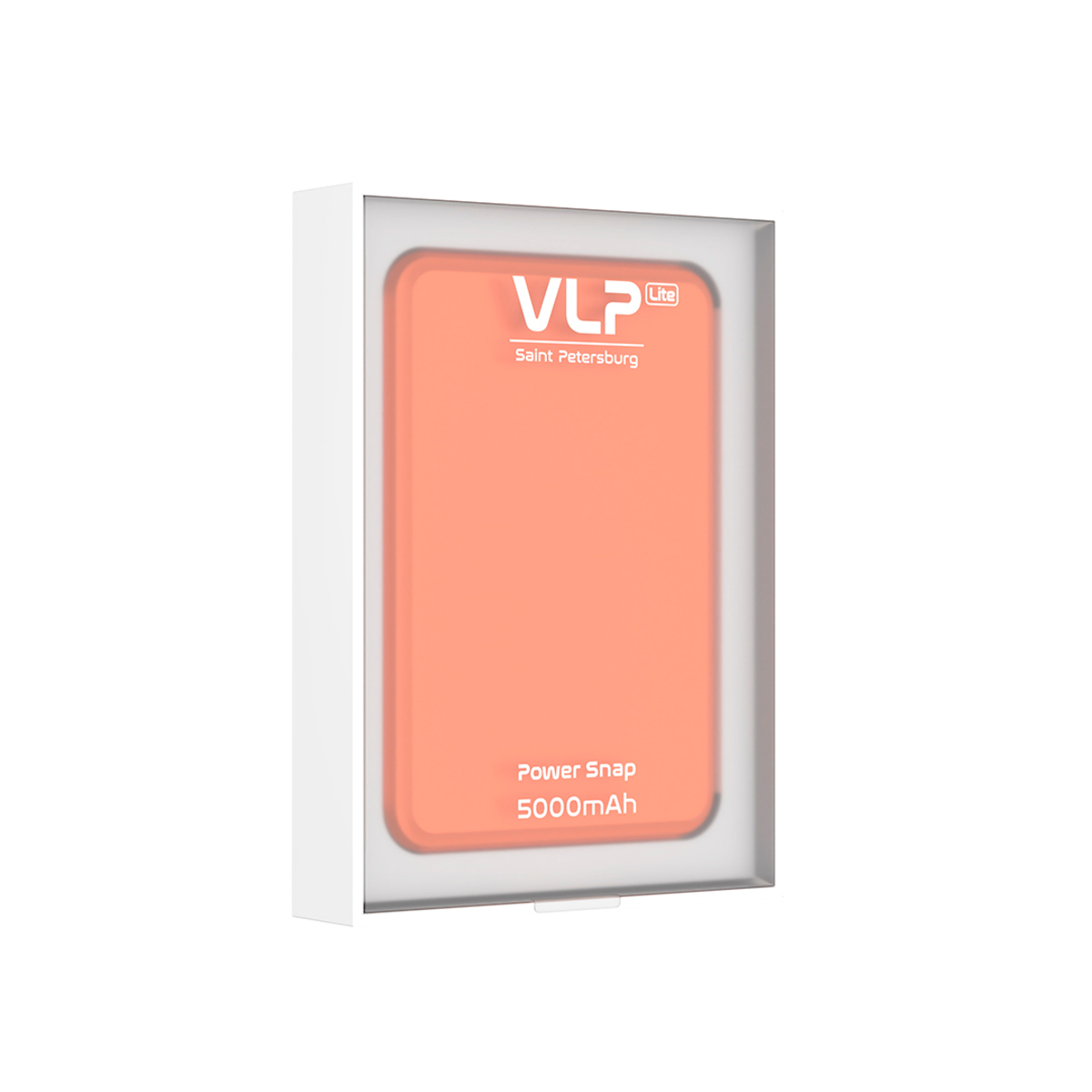 Внешний аккумулятор VLP LITE Power Snap 5000 mAh, 3A, MagSate, USB-C, оранжевый