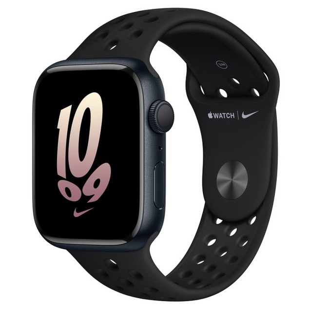 Умные часы Apple Watch Series 8 45mm Aluminum Case with Nike Sport Band (Цвет: Midnight)