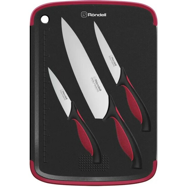Набор кухонных ножей Rondell Arsenale RD-1891 (Цвет: Black / Red)