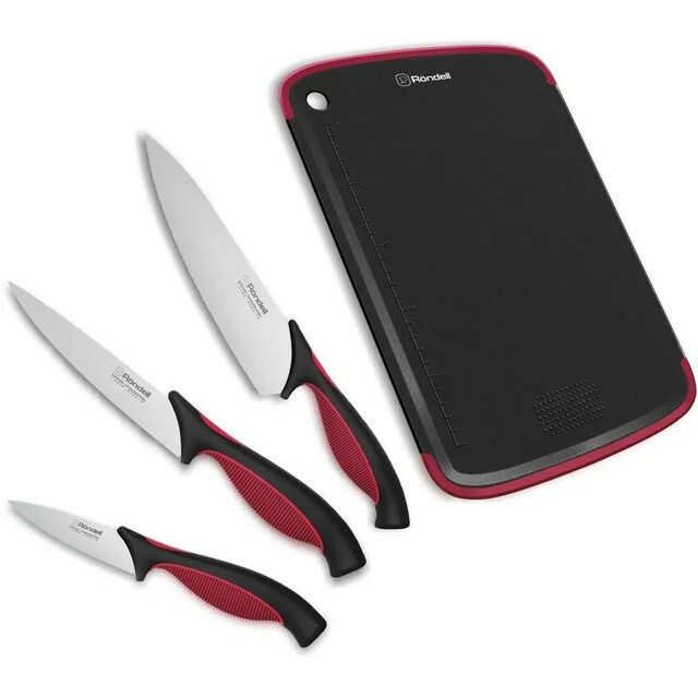 Набор кухонных ножей Rondell Arsenale RD-1891 (Цвет: Black/Red)